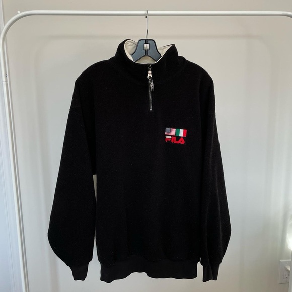 Fila Quarter Zip Fleece Sweater - Picture 1 of 4